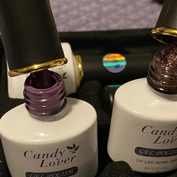 10 Piece Acrylic Nail Art Soak Off Clip Clap Adjustable Stainless Steel - Picture 2 of 4